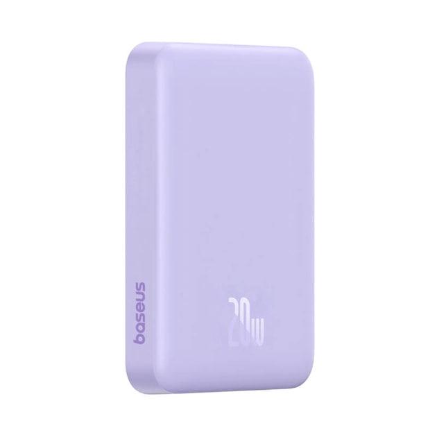 Повербанк Baseus Magnetic Mini Air 10000 mAh 20 W 2в1 QC3.0+PD3.0 с беспроводной зарядкой Qi 15 W Purple (P10059001513-00) - фото 6