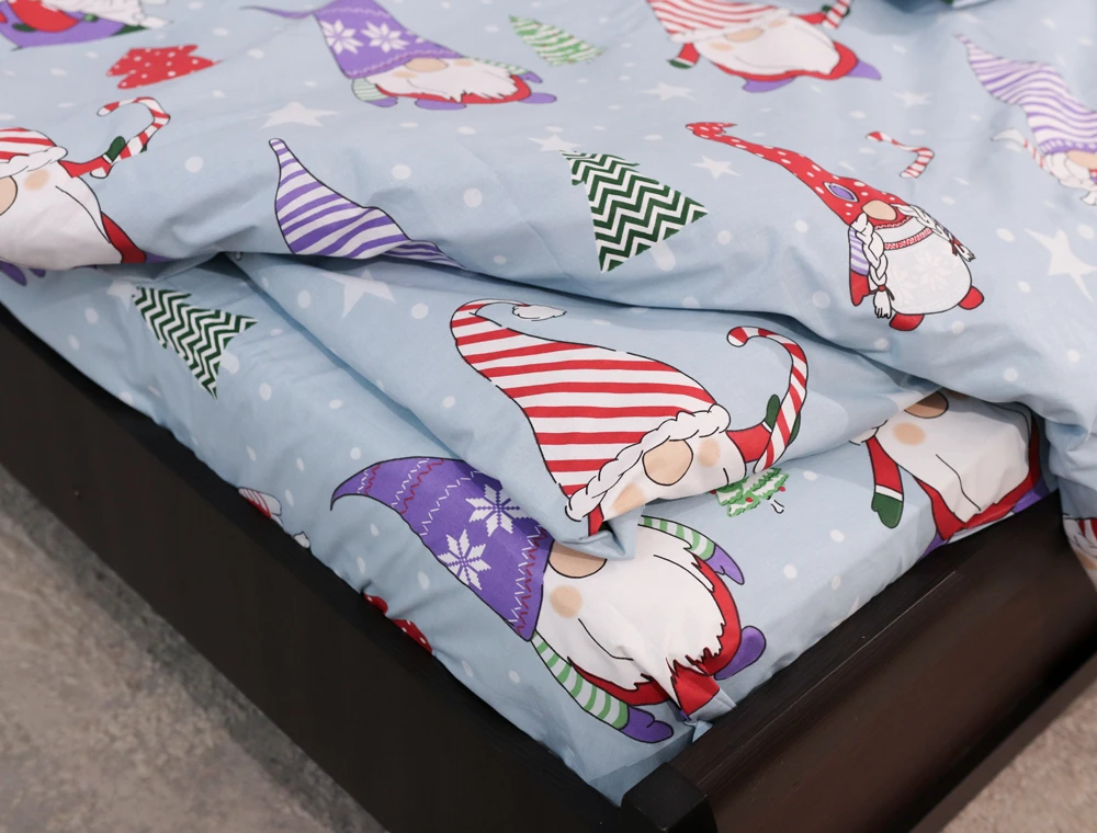 Комплект постельного белья ТМ Черешенька из бязи Gold полуторный 150х220 cм (151020) - фото 4 Комплект постельного белья ТМ Черешенька из бязи Gold полуторный 150х220 cм (151020) - фото 4