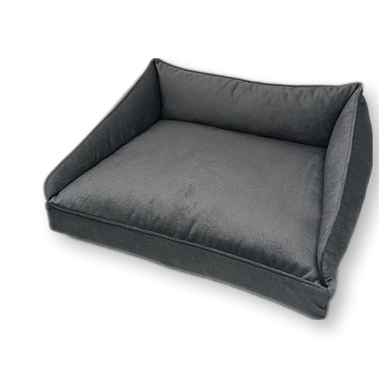 Лежак для собак і котів Кант №3 600х800х260 мм Сірий (2516612727)