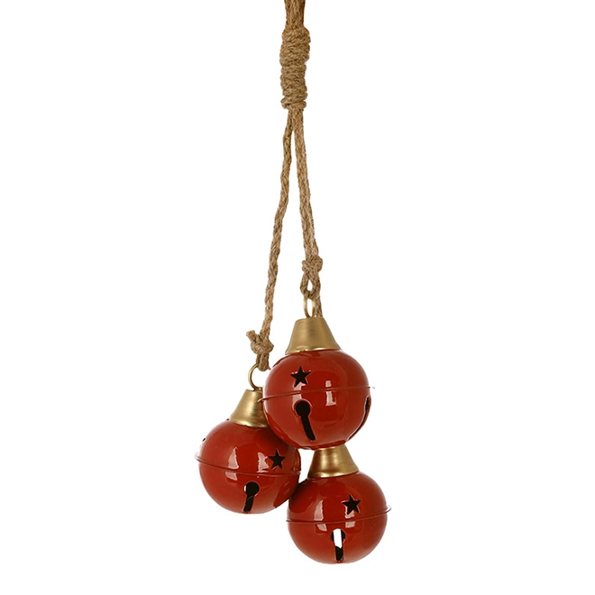 Металлические шары Christmas bells на подвесе 7,5 см (11201) Металлические шары Christmas bells на подвесе 7,5 см (11201)