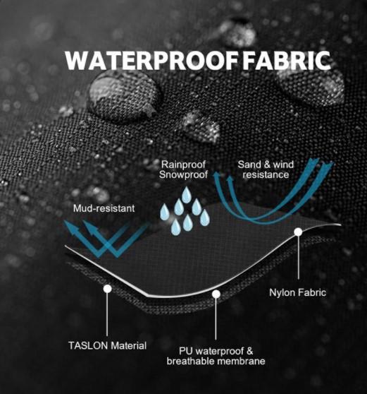 Гамаші Naturehike Snow Gaiter Ms 2020 Warm NH20HJ011 Black - фото 4