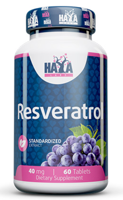 Комплекс Ресвератрол Haya Labs Resveratrol 40 мг 60 таблеток Комплекс Ресвератрол Haya Labs Resveratrol 40 мг 60 таблеток