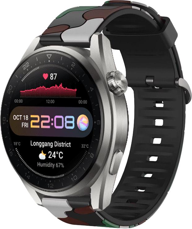 Ремешок Tactic Camouflage для Huawei Watch 3 Pro Brown (32942-30)