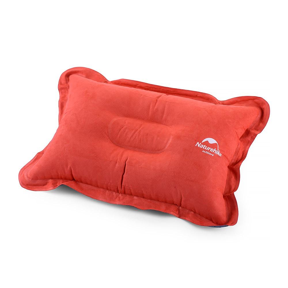 Подушка надувная Naturehike Comfortable Pillow NH15A001-L 42x28 см Orange (6927595718216) - фото 1