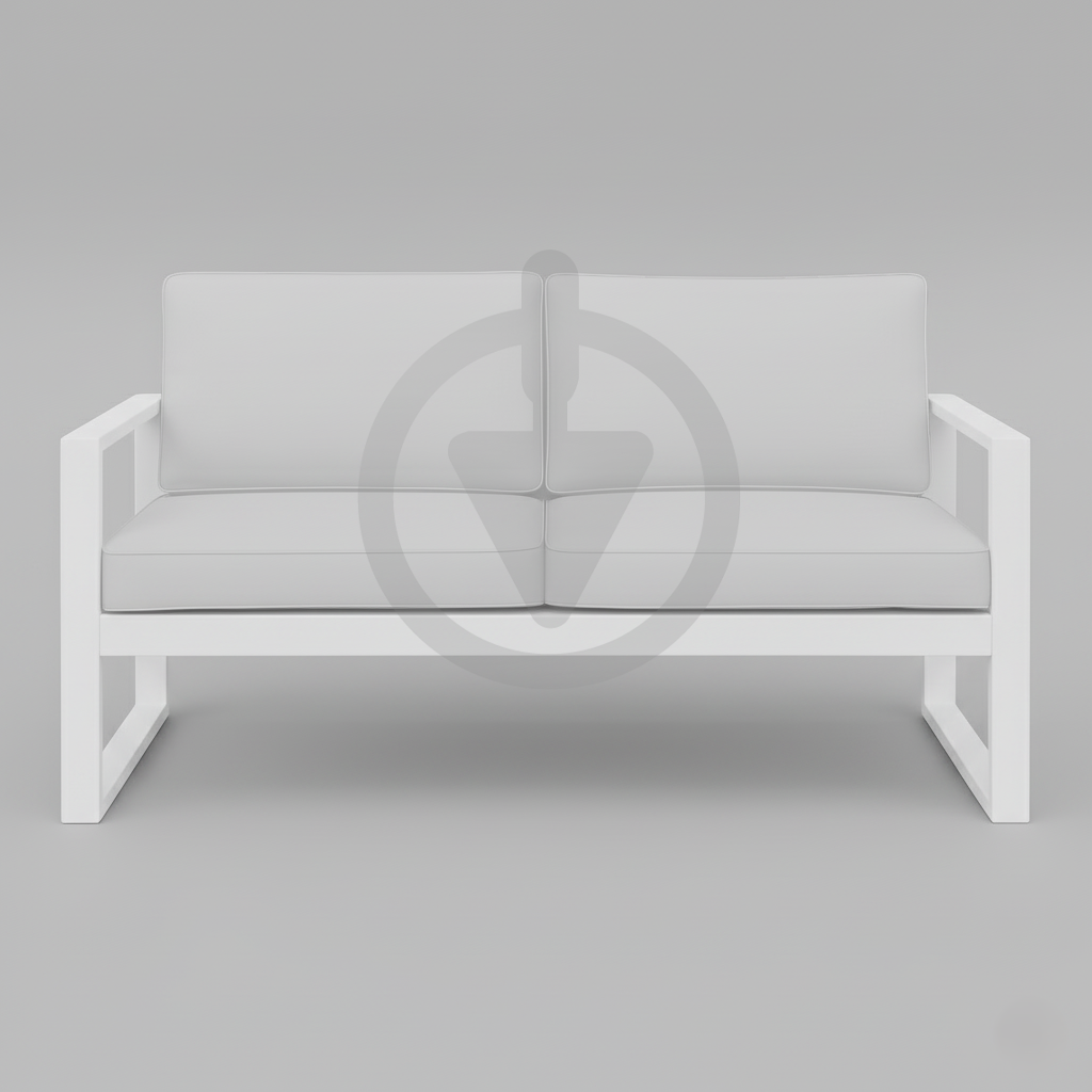 Диван металевий AVVS tech Бостон вуличний лофт з підлокітниками оксфорд 160 см Білий/Білий (30067118) - фото 2 Диван металевий AVVS tech Бостон вуличний лофт з підлокітниками оксфорд 160 см Білий/Білий (30067118) - фото 2