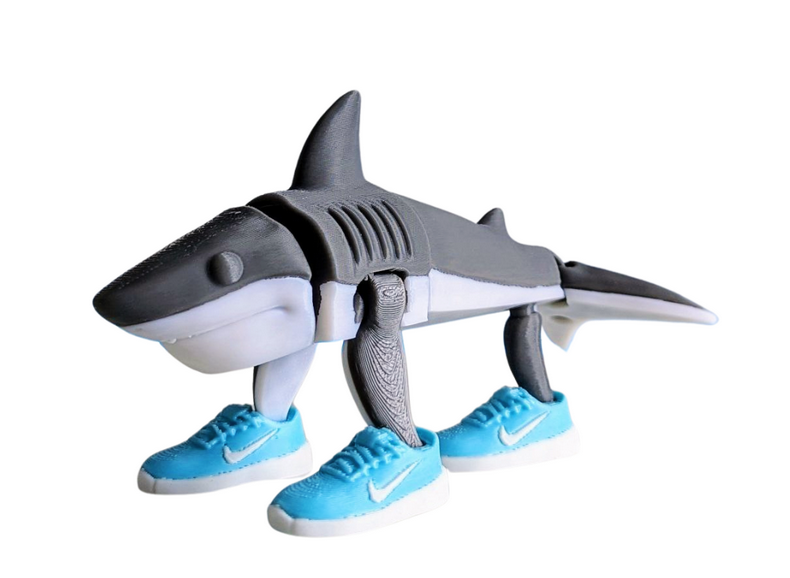 3D-фігурка Creative Family Подружка Tralalero Tralala Акула в кросівках 8 см Блакитний