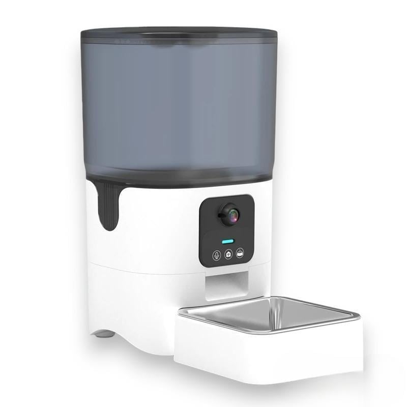 Кормушка автоматическая для кошек и собак Papifeed 6 л c видеокамерой и Wi-Fi Белый (2029146423) Кормушка автоматическая для кошек и собак Papifeed 6 л c видеокамерой и Wi-Fi Белый (2029146423)