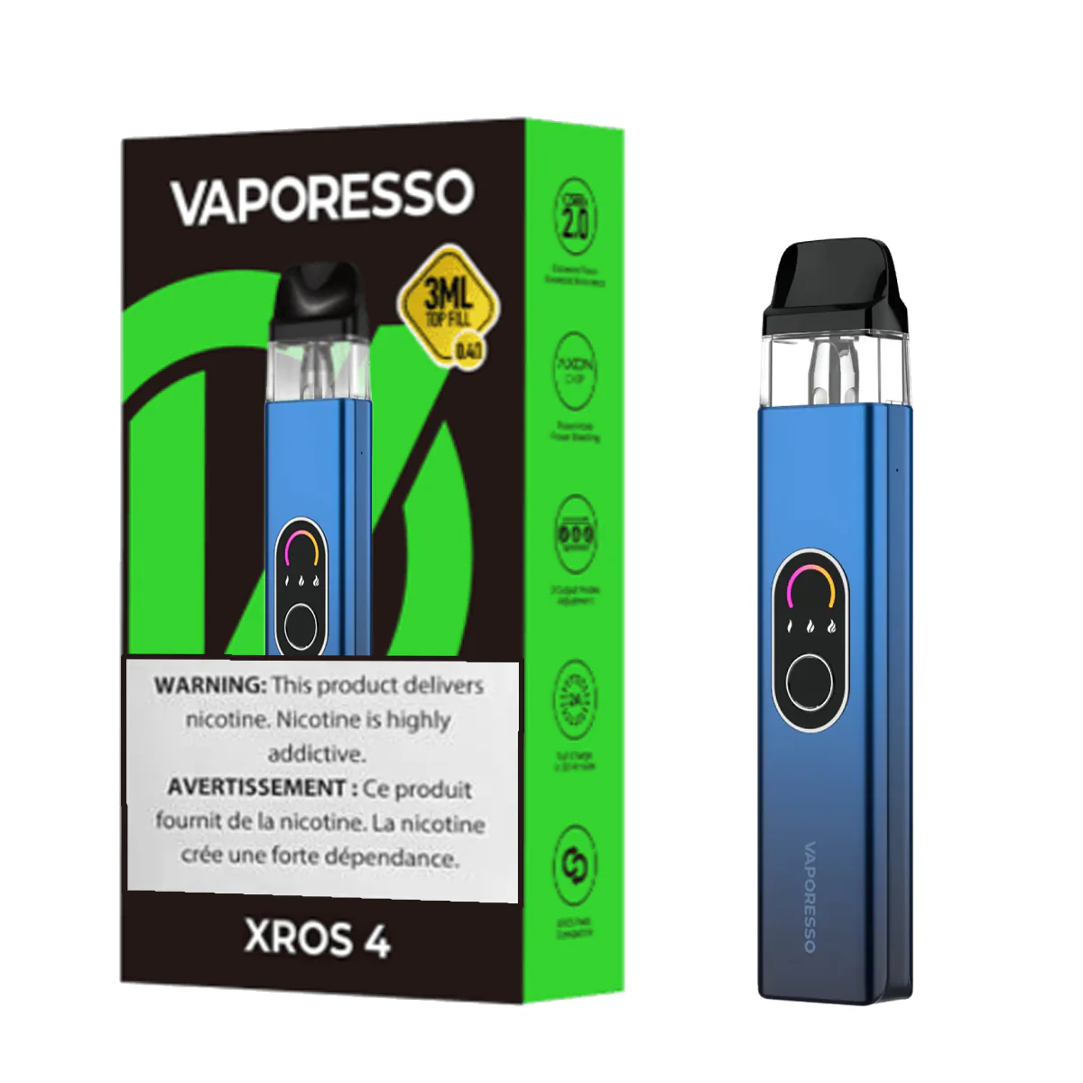 Електронна сигарета Vaporesso Xros 4 без рідини Blue (19035913) - фото 4