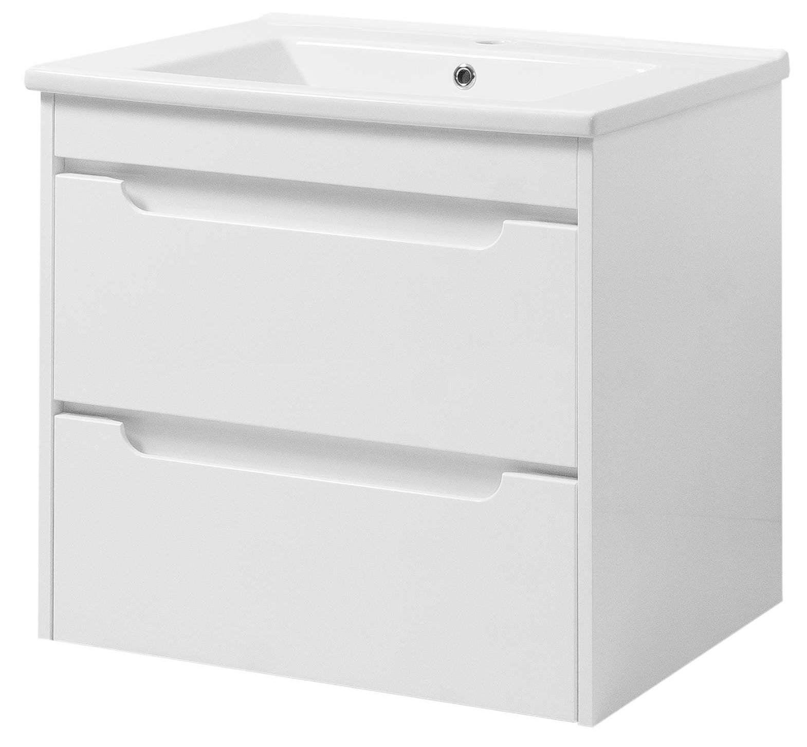 Тумба ЮВВИС Valencia ТП-2 Д 65 см с умывальником Trio White (14770166)