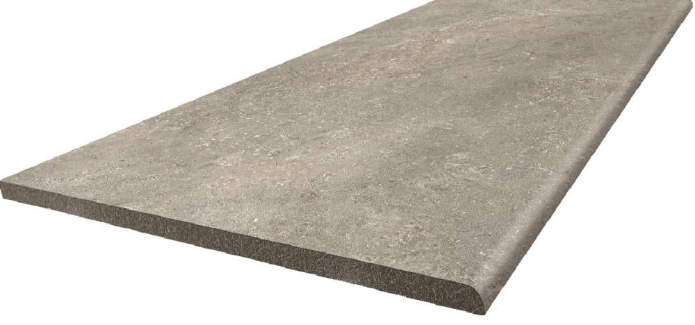 Ступенька из керамогранита Multistep Montblanc Gris серая 14x1200x330 мм (004691)