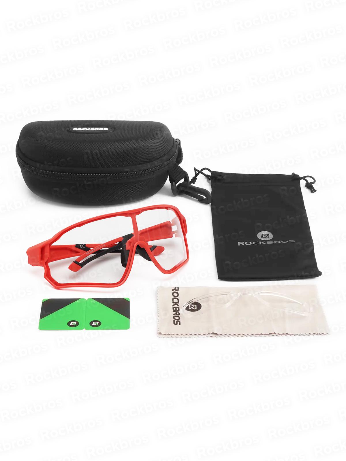 Очки фотохромные ROCKBROS для велосипеда хамелеоны с диоптриями спортивные солнцезащитные Красный (73542) - фото 9 Очки фотохромные ROCKBROS для велосипеда хамелеоны с диоптриями спортивные солнцезащитные Красный (73542) - фото 9
