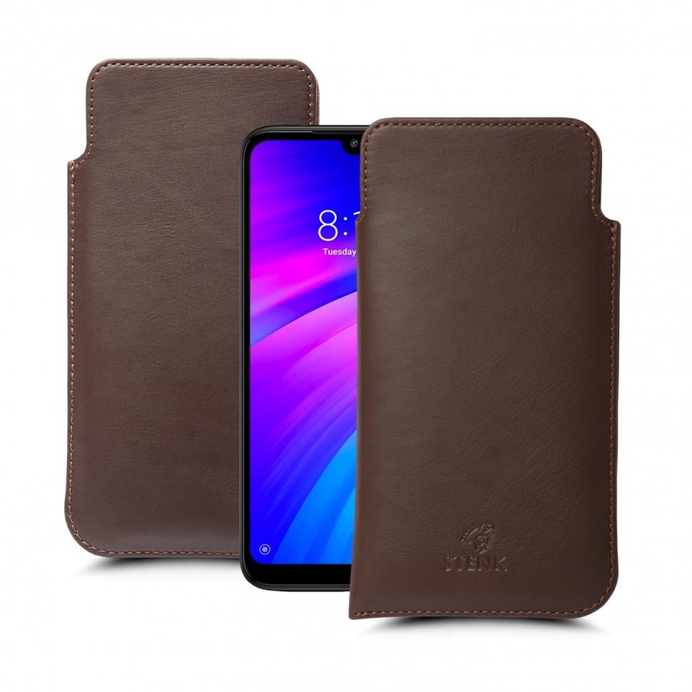 Футляр Stenk Elegance для Xiaomi Redmi 7 Коричневый (63040) Футляр Stenk Elegance для Xiaomi Redmi 7 Коричневый (63040)