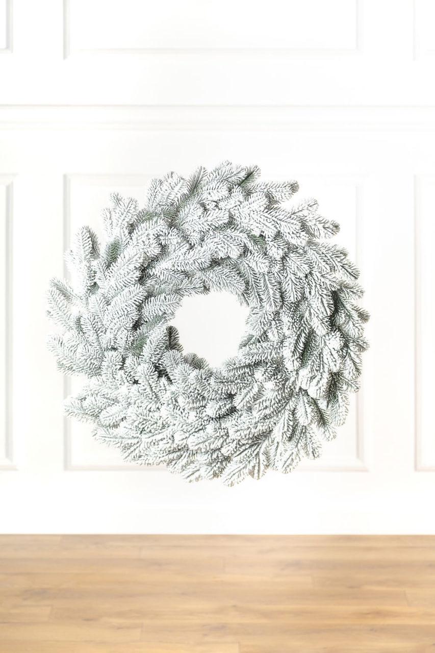 Вінок литий SG Ковалівській засніжений