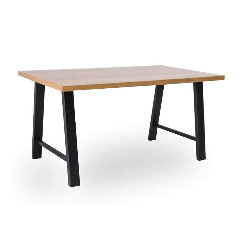 Обеденный стол Loft NS-1245 780x1200x700 мм Черный (6156d56c3edc877ba85896f6)