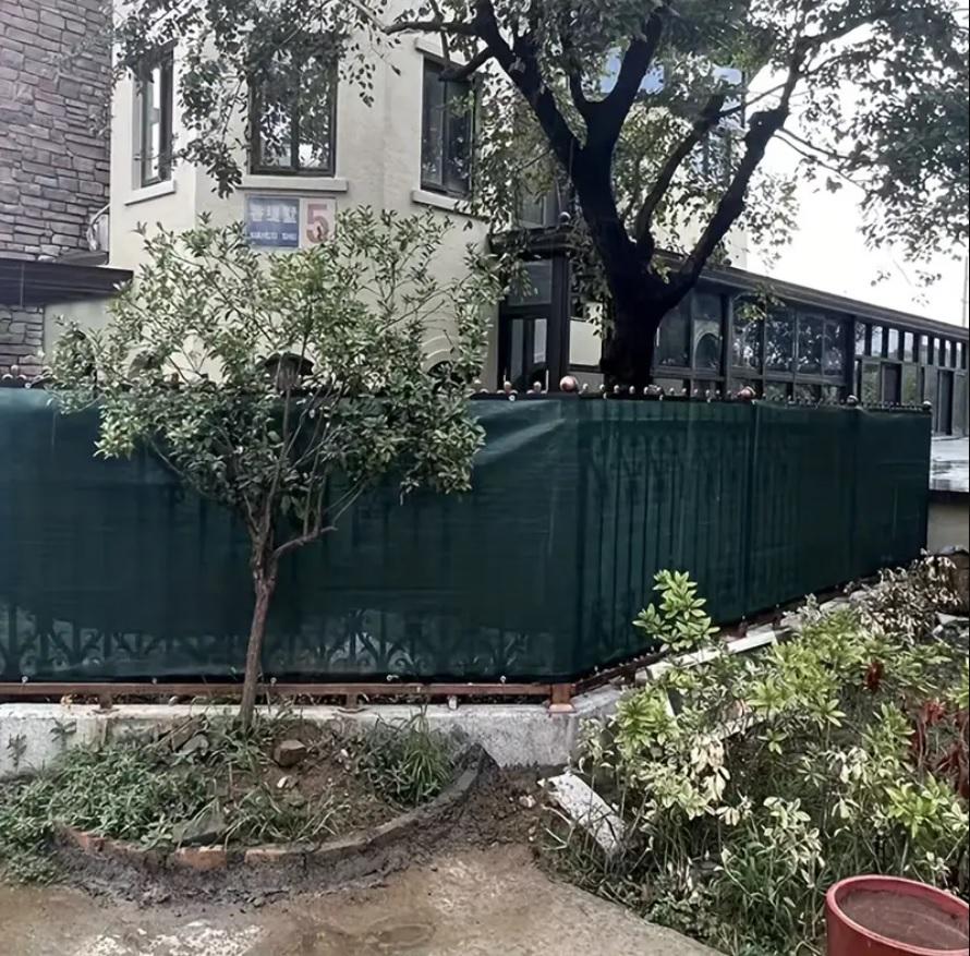 Сітка затіняюча 90% з люверсами 1,5х4 м Зелений - фото 5