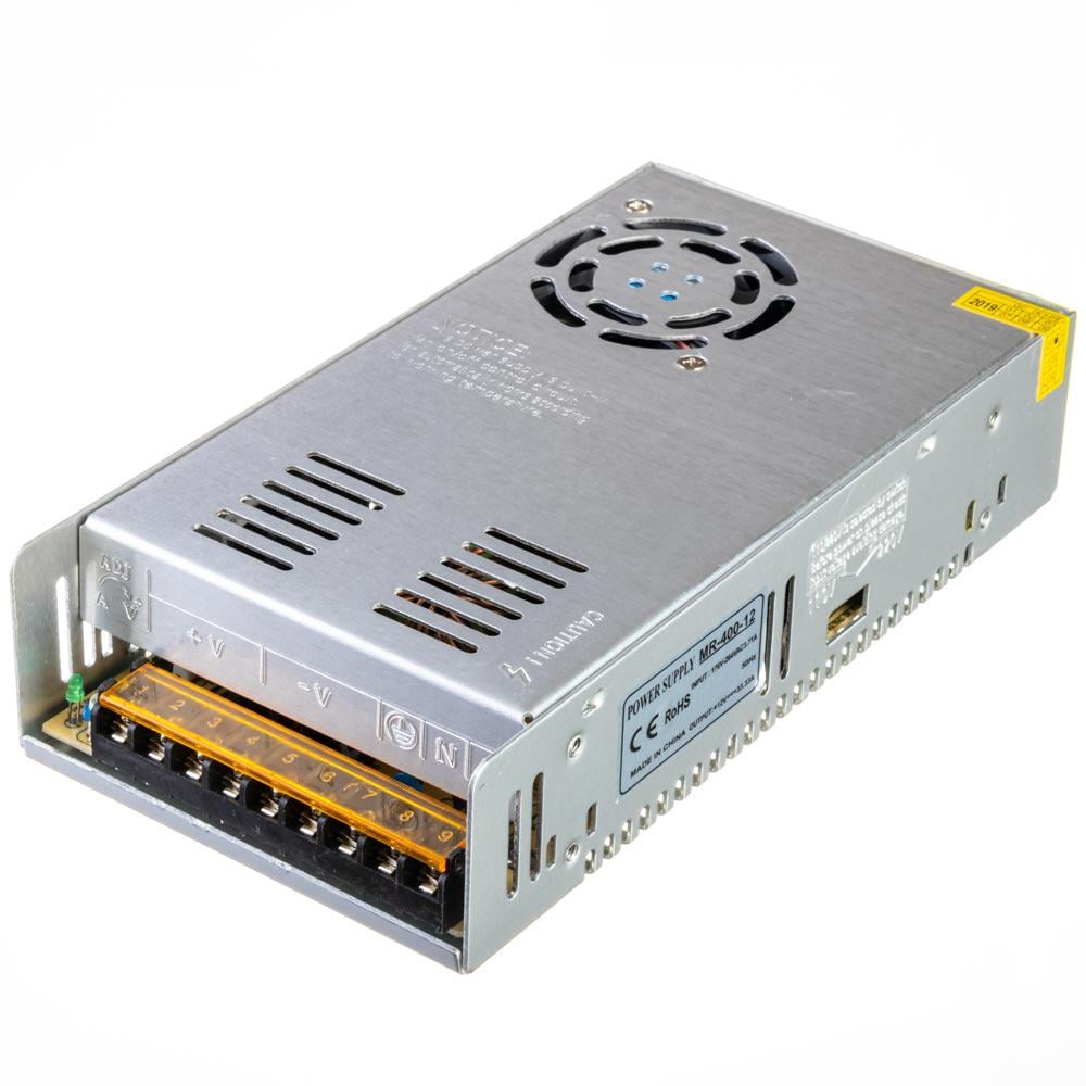 Блок питания Led MR 12 V 33,33 A 400 Вт IP20