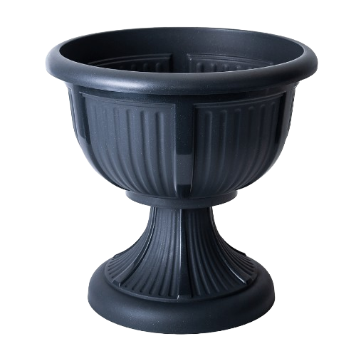 Вазон Алеана Леон с подставкой 21 см Гранит (УТ000103397)