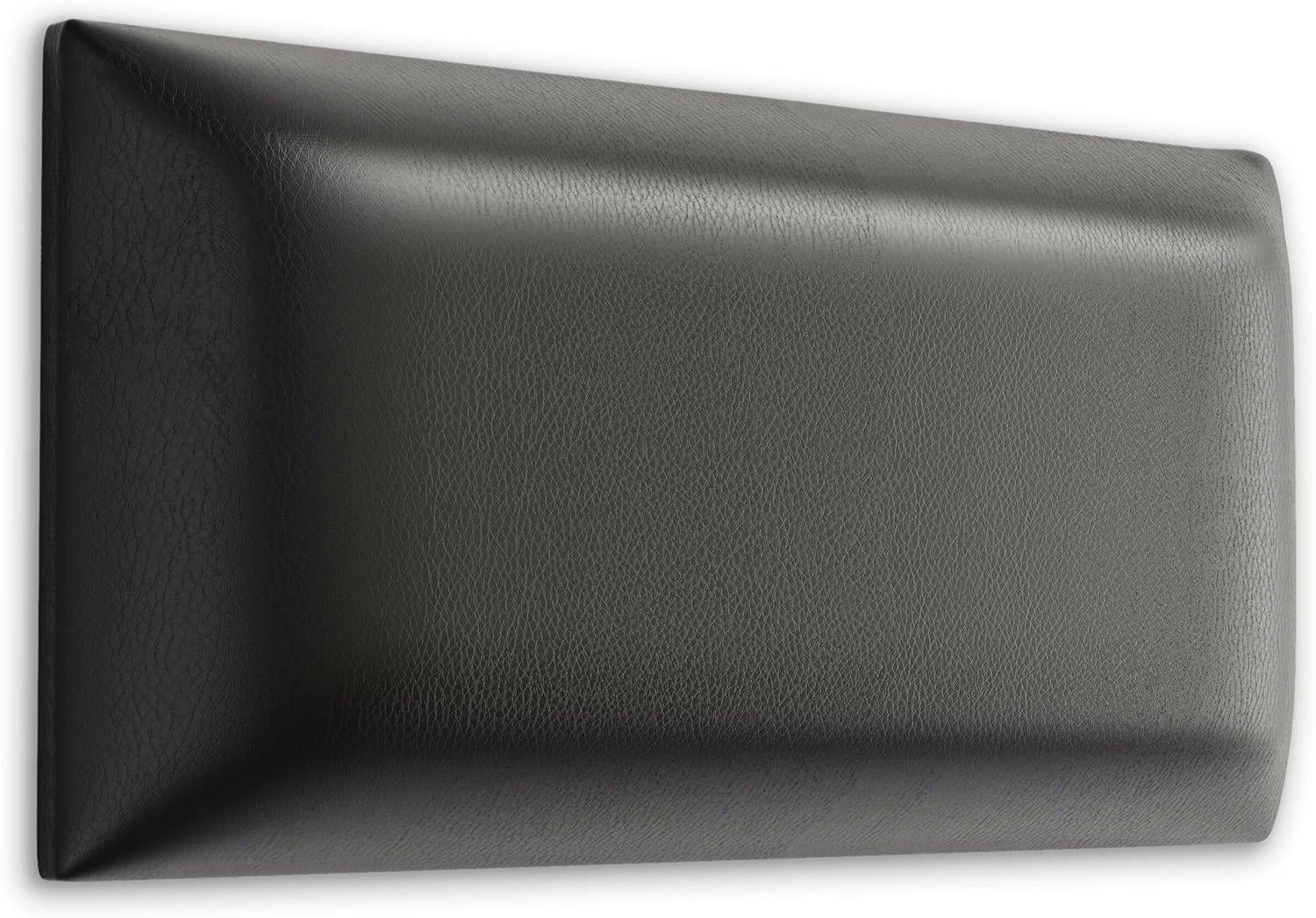 Стеновая панель декоративная Muralo экокожа 20x50x4 см Графит (0236amz)