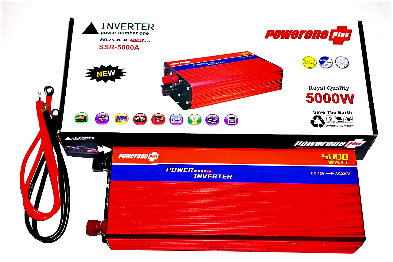 Инвертор автомобильный PowerOne 12V-220V 5000W USB с вольтметром и функцией плавного пуска (22775427) - фото 10 Инвертор автомобильный PowerOne 12V-220V 5000W USB с вольтметром и функцией плавного пуска (22775427) - фото 10