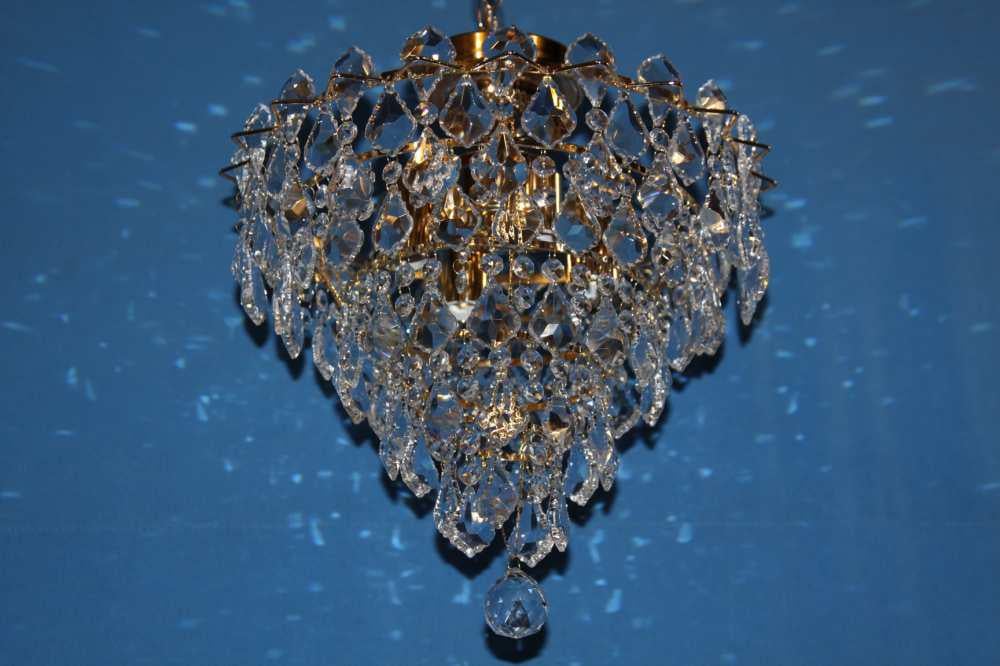 Кришталева люстра L0537/6 Білий/Золото (AN000420)