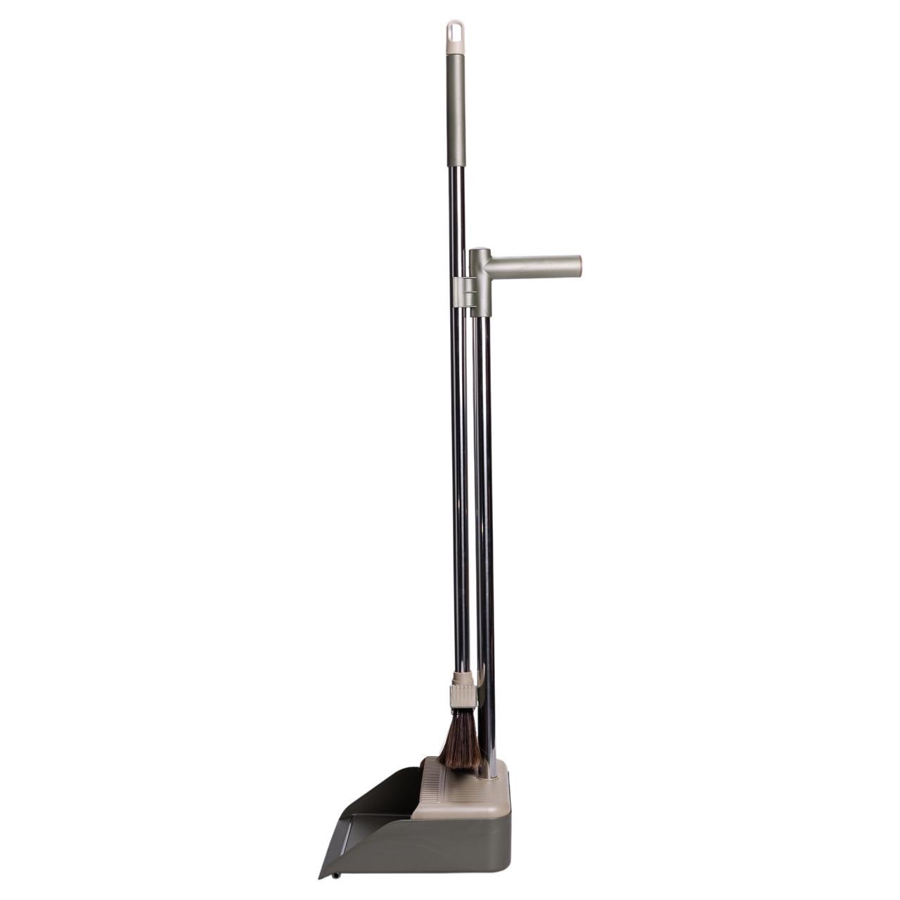 Набор веник/совок на длинной ручке для пола 27x25x103 см Зеленый (HP-35015-11GR) - фото 4 Набор веник/совок на длинной ручке для пола 27x25x103 см Зеленый (HP-35015-11GR) - фото 4