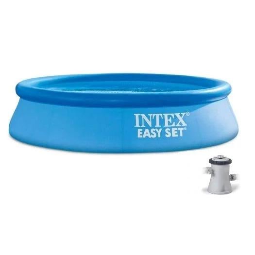 Бассейн наливной Intex семейный с фильтр-насосом 244х61 см 1942 л (28108.)