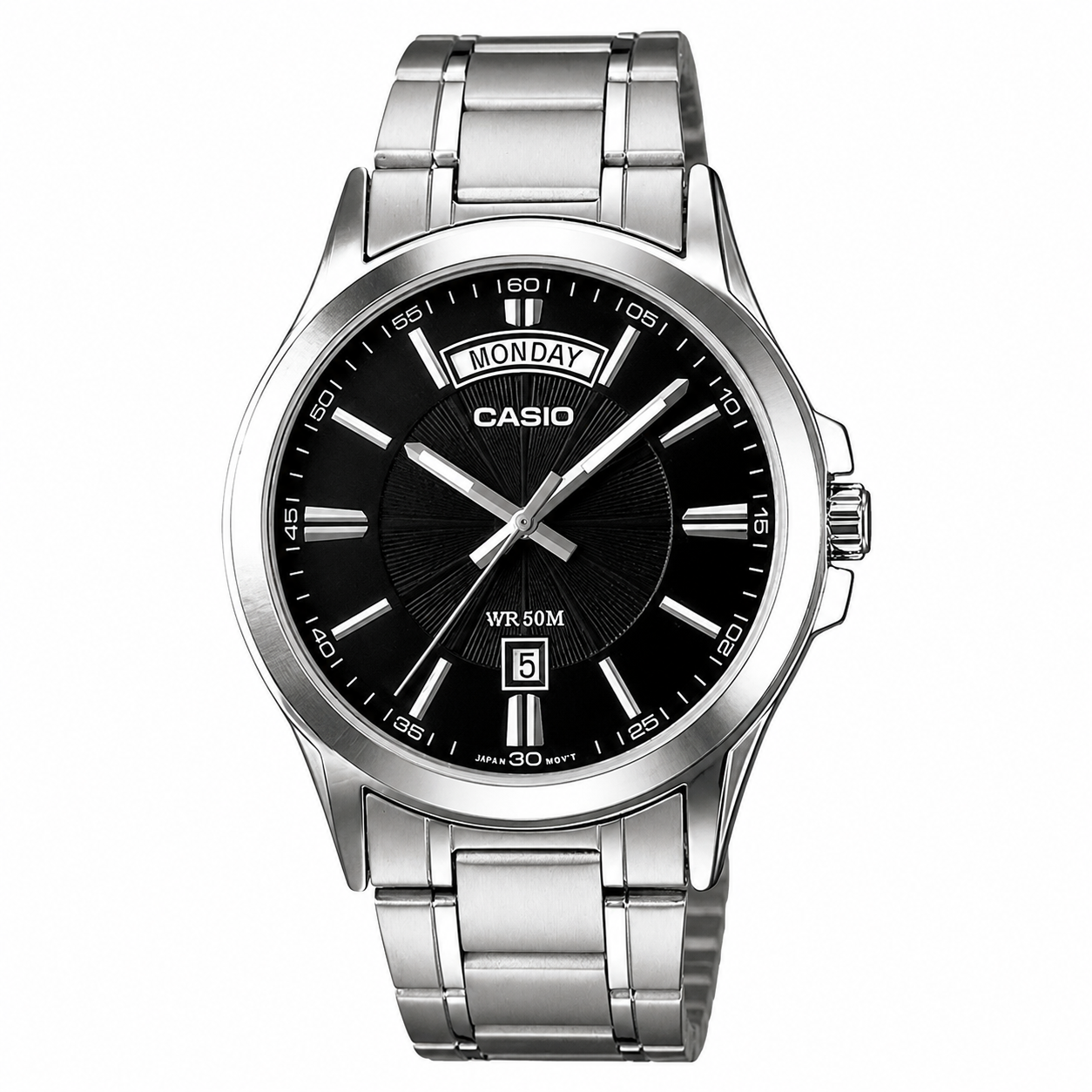 Часы мужские наручные Casio MTP-1381D кварцевые стальной браслет