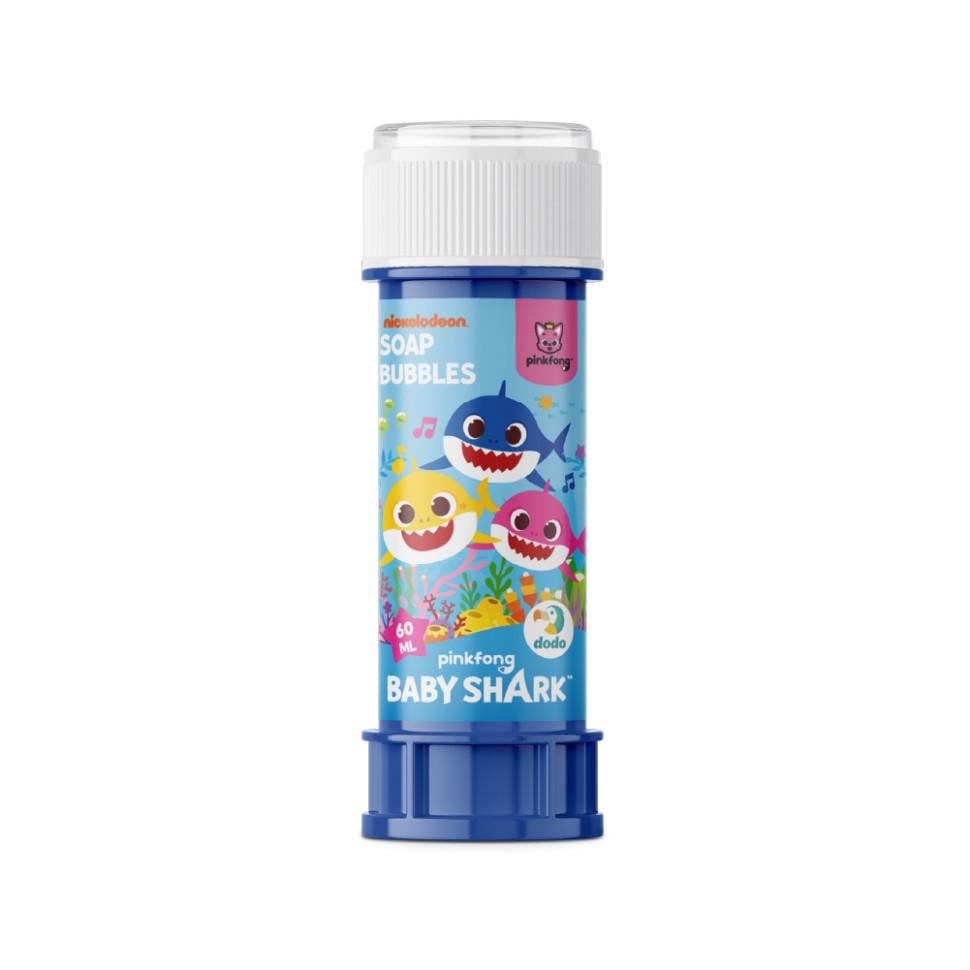 Мильні бульбашки DoDo Toys Baby Shark з лабіринтом 60 мл Синій (MB-350-B-32)