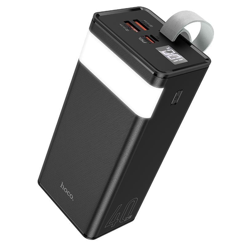 Повербанк Hoco J86 Powermaster 22,5W 40000 mAh с фонариком Black (00000058379_1)