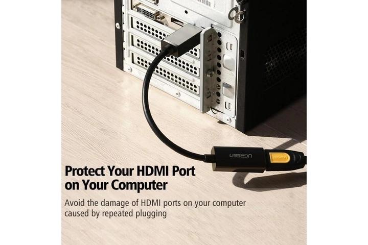 Конвертер UGREEN DisplayPort to HDMI 1080P 15 см Black (40362) - фото 3