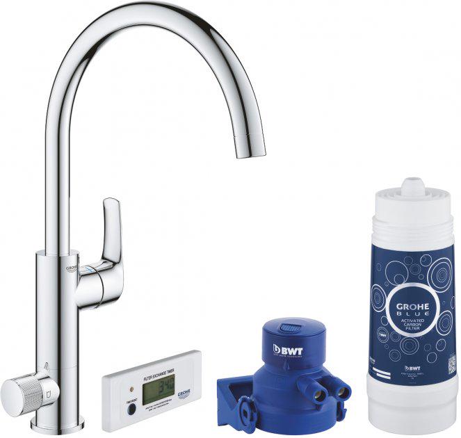 Змішувач для кухні з фільтр-краном Grohe Blue Pure Eeurosmart (30383000)