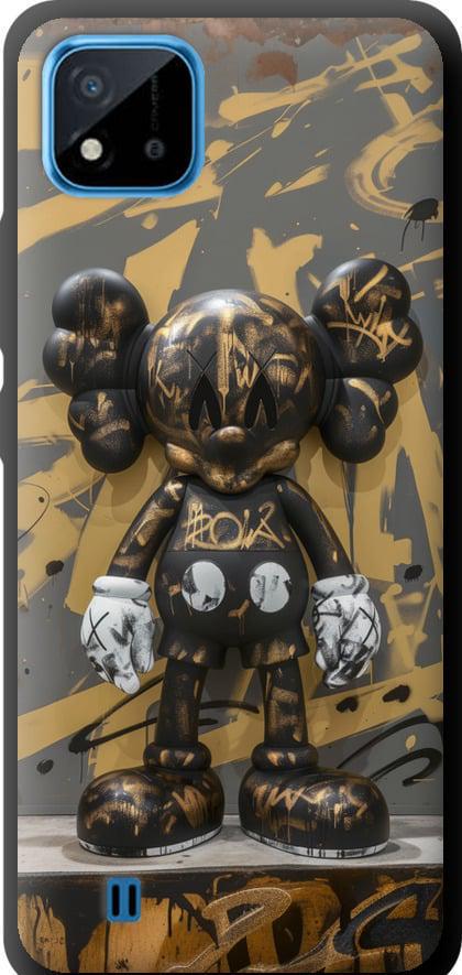 Чехол на Realme C20A Bronze kaws (6097b-2416-42517)