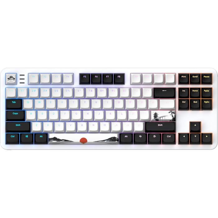 Клавиатура игровая механическая Dark Project ALU87 Fuji V2 87 клавиш G3MS Sapphire USB RGB White/Black (35226972)
