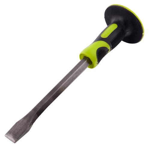 Зубило для камня плоское Alloid с защитной рукояткой 300х16х20 мм (00000060651)