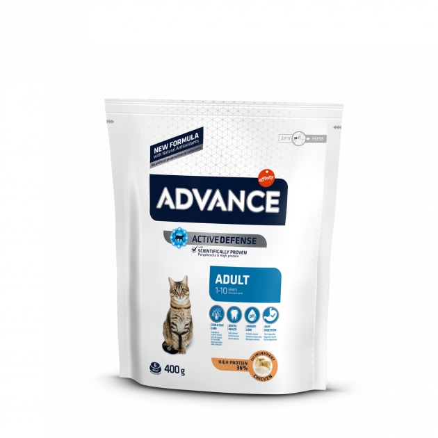 Корм сухой для котов Advance Cat Chiсken and Rice с курицей и рисом 400 г (11237361)