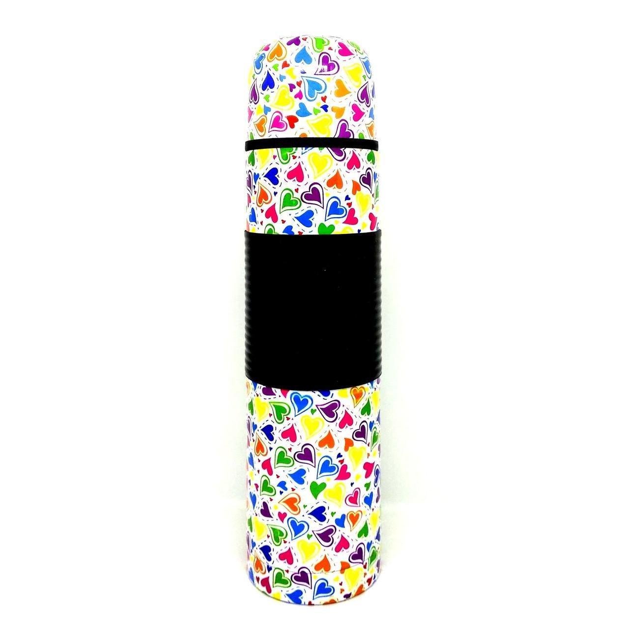 Термос Unique з нержавіючої сталі 0,5 л Різнокольоровий (MX-10824V) - фото 1