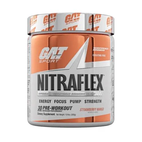 Комплекс до тренировки GAT Nitraflex 300 г 30 порций Strawberry/Mango