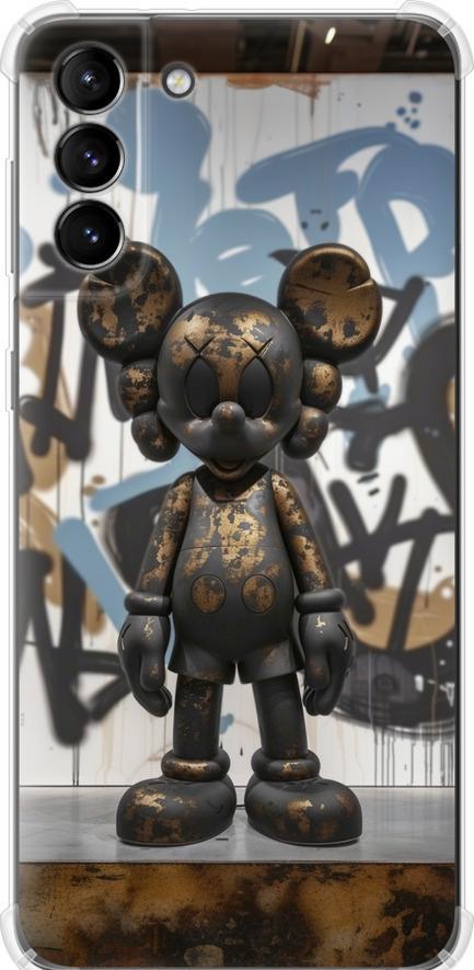 Чехол на Samsung Galaxy S21 Plus Bronze kaws v2 (6098sp-2115-42517)