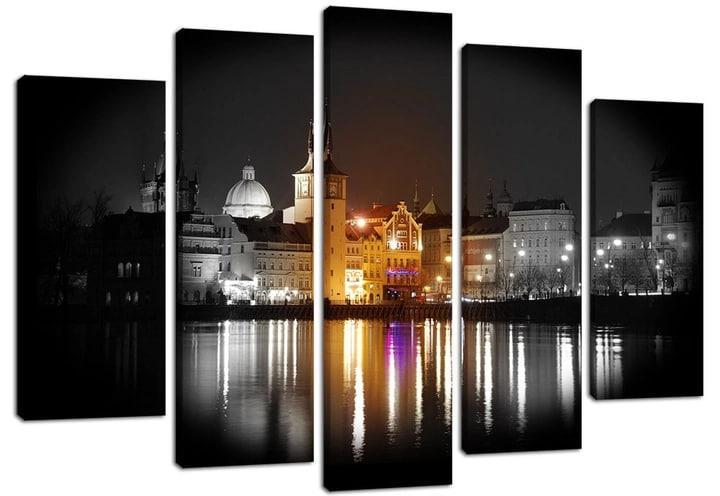 Картина модульная на холсте DK Ночной город 80x108 см (PLM5-160)