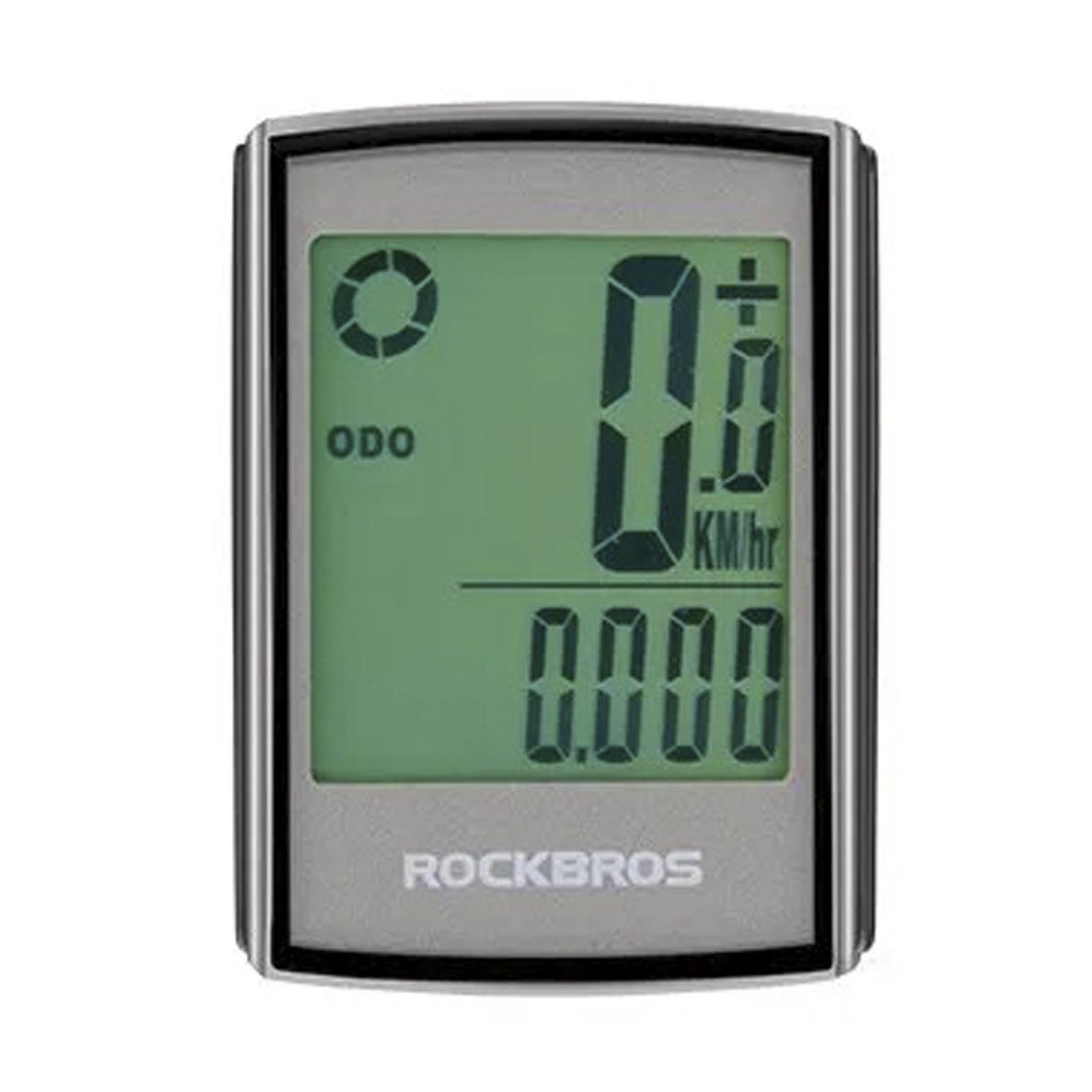 Велосипедный компьютер ROCKBROS BC18-L21 навигатор беспроводной/GPS с подсветкой Черный (RB-BC18-L21-5516)