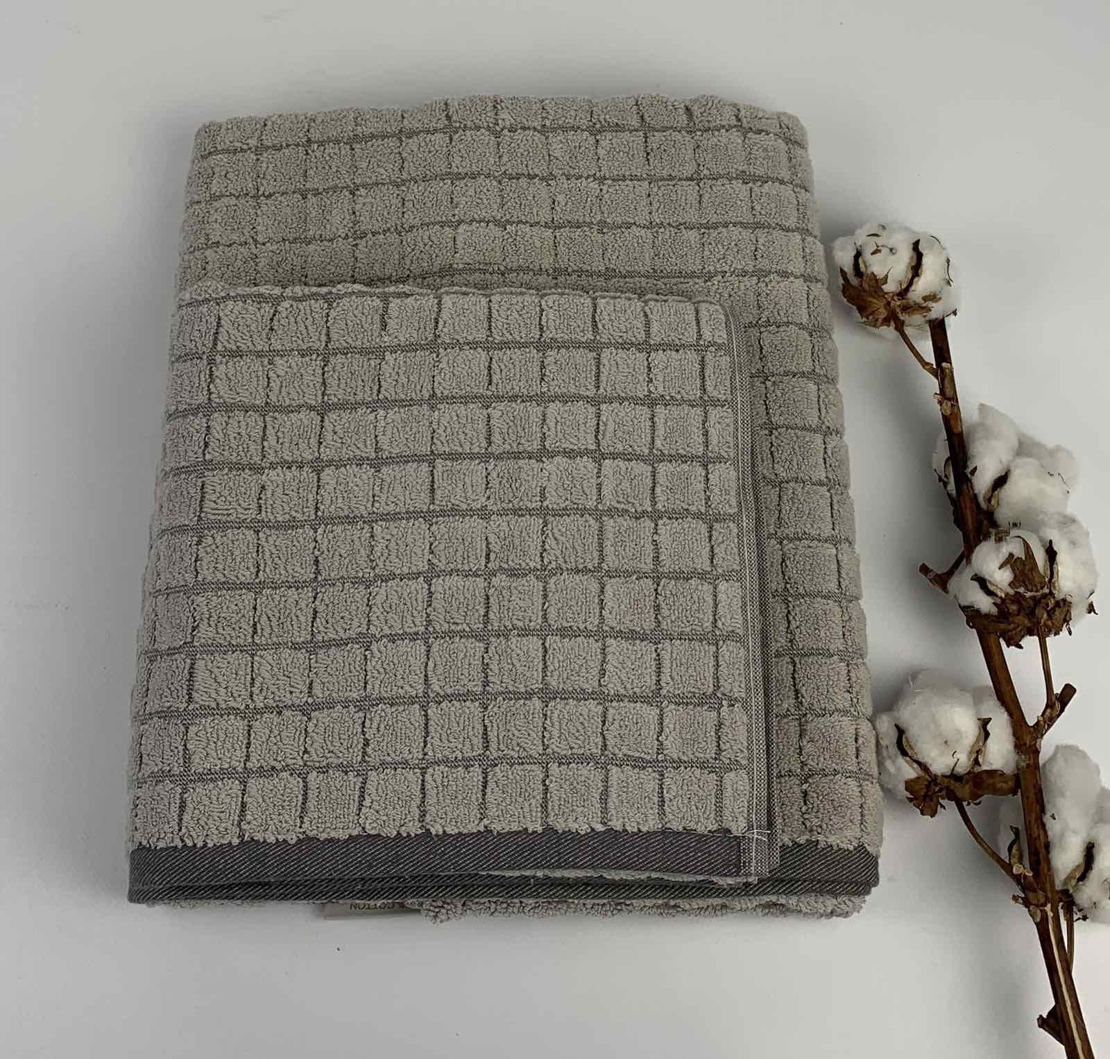 Набір рушників Pupilla Arya Model-2 2 шт. 70x140 см Світло-сірий (CN31564)