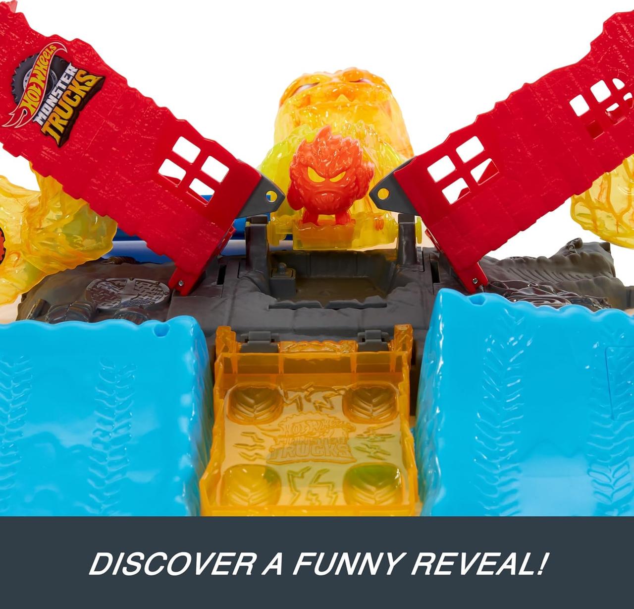 Игрушечный трек Hot Wheels Monster Trucks Power 5-Alarm Torch Tower Takedown (HTP39) - фото 4 Игрушечный трек Hot Wheels Monster Trucks Power 5-Alarm Torch Tower Takedown (HTP39) - фото 4