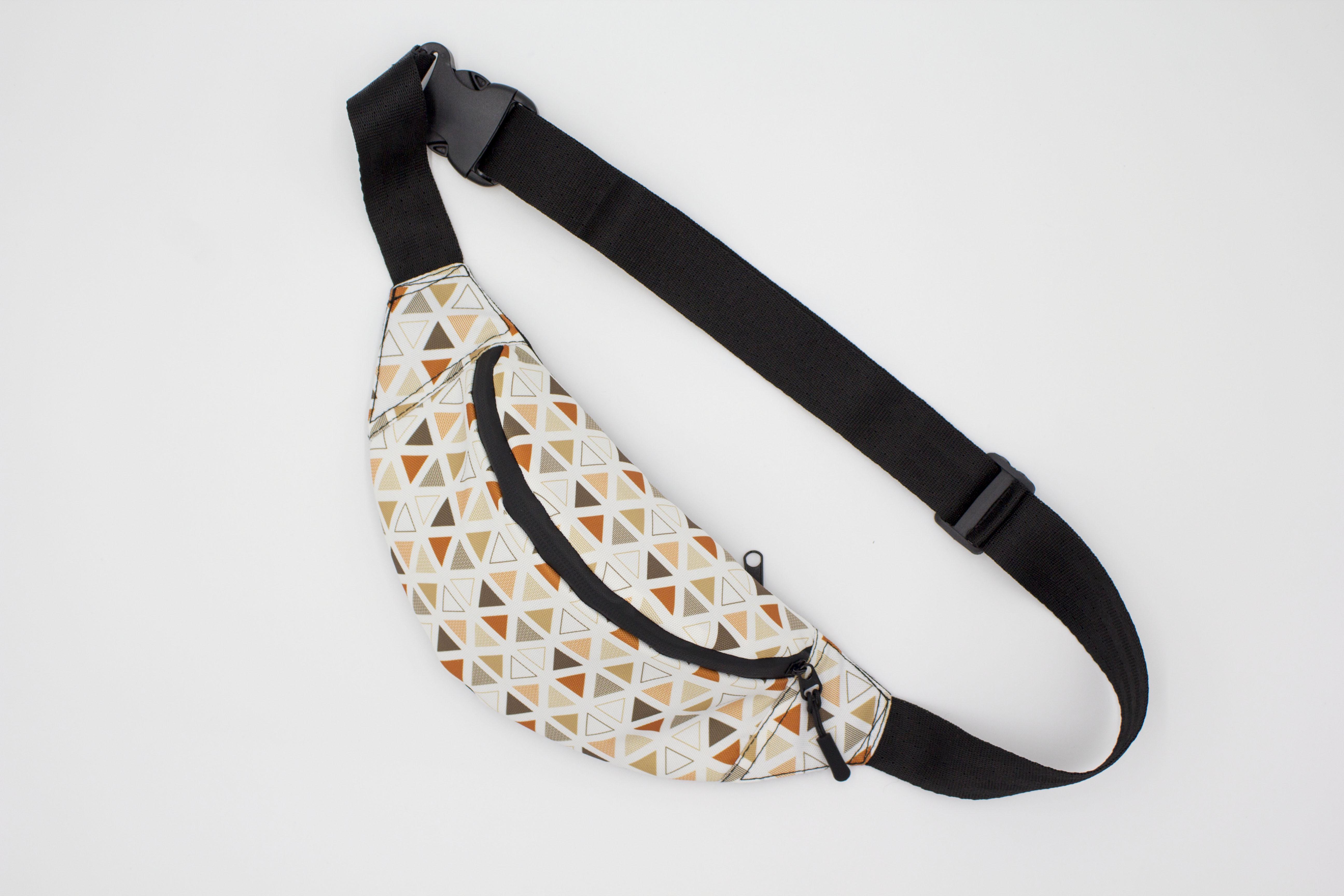 Сумка бананка Трикутники (BG-001) - фото 1 Сумка бананка Трикутники (BG-001) - фото 1