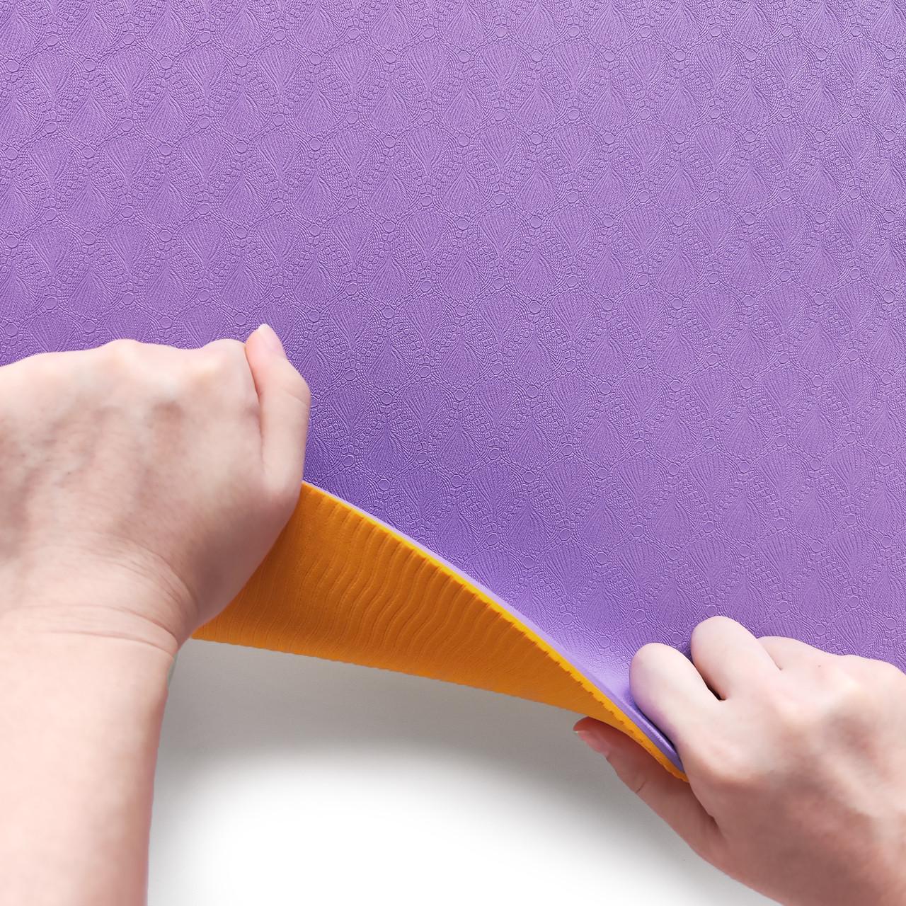 Коврик для фитнеса и йоги Gemini Pro GE-6PURO TPE/TC 6 мм (14729326) - фото 4 Коврик для фитнеса и йоги Gemini Pro GE-6PURO TPE/TC 6 мм (14729326) - фото 4