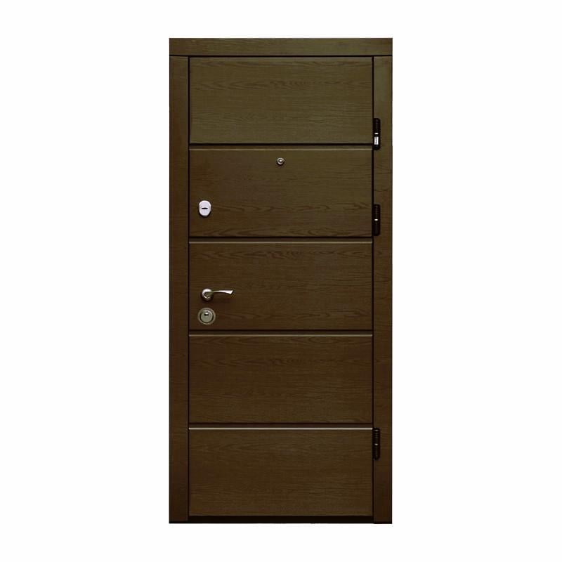 Дверь входная правая Міністерство дверей ПК-352 2050х960 мм Дуб/Пломбир (28810178)