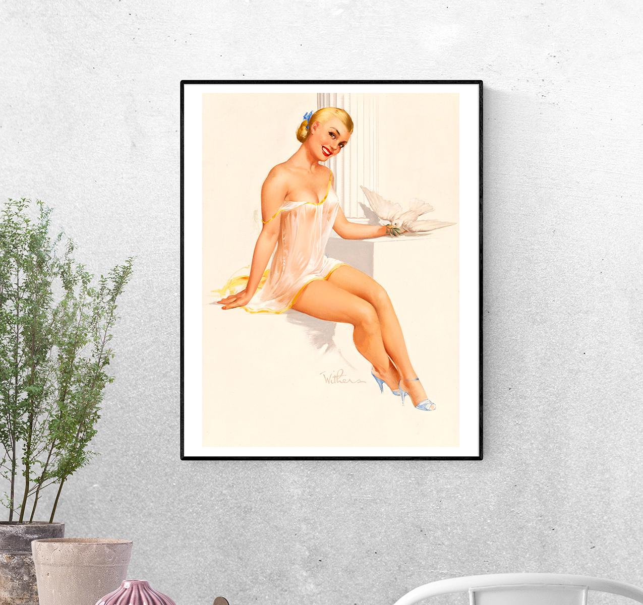 Постер Нежная как голубка. Тед Уизерс формат А-0 (pin_up010170_Poster)