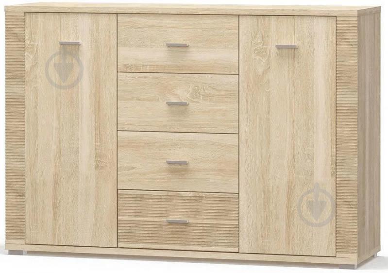 Комод 2Д4Ш Гресс дуб самоа Мебель Сервис