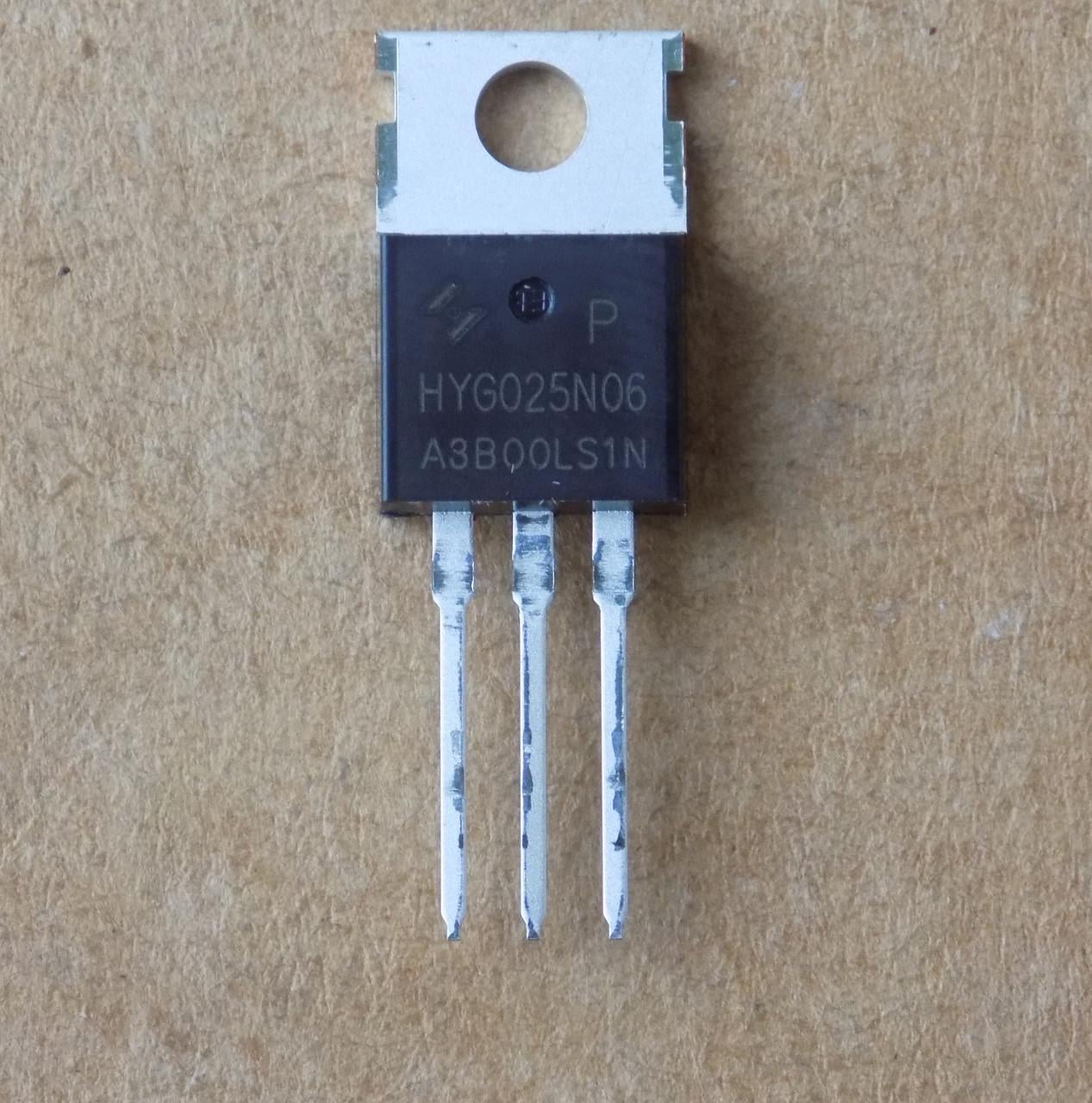 Транзистор G025N06 HYG025N06/HYG025N06LS1P/G025N06P/TO220 (47759)