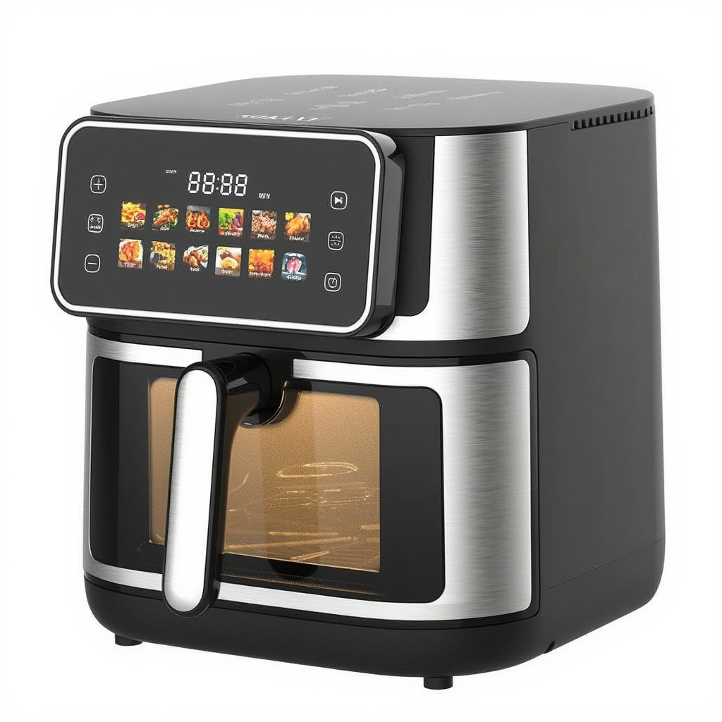 Аэрогриль электрический Sokany сенсорный 2000 Вт 8 л (SK-10118)