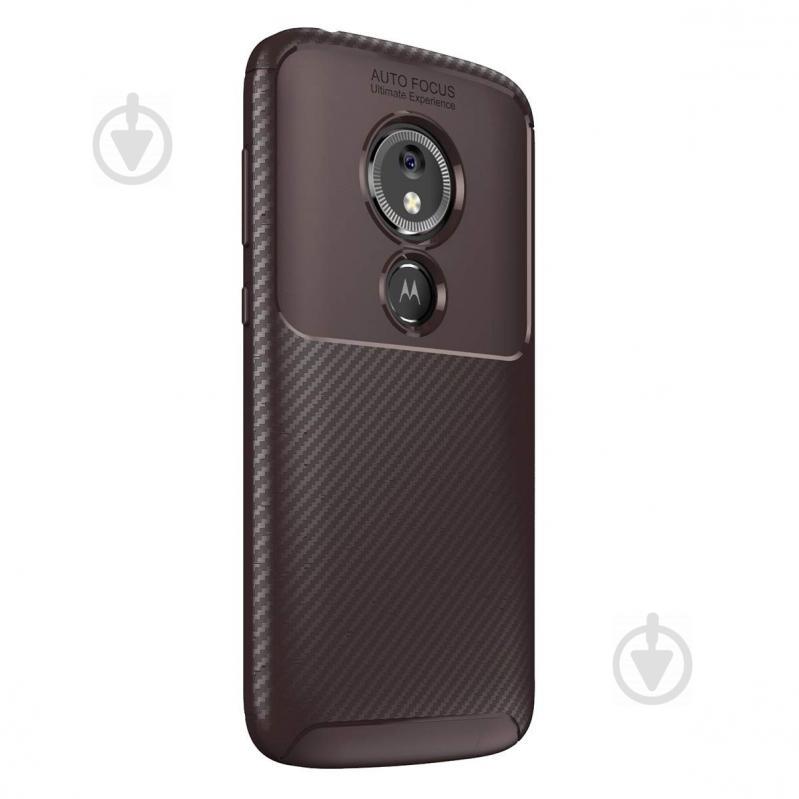 Чохол Carbon Case Motorola E5 Play Коричневий (hub_YjJr44073) - фото 2